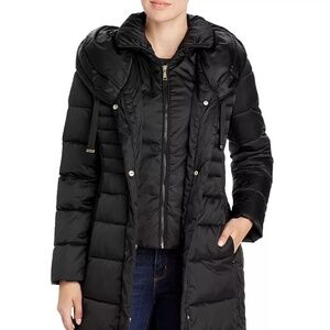T TAHARI MIA Long Puffer Down Coat Plus Size 2x